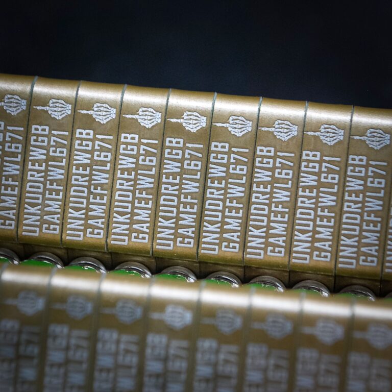 Custom engraved leg bands for UnkuDrew
